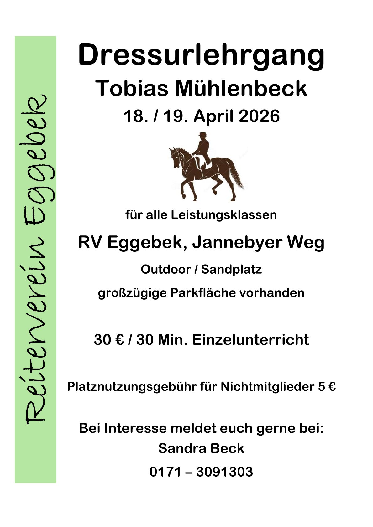 Reitunterricht bei Tobi 1